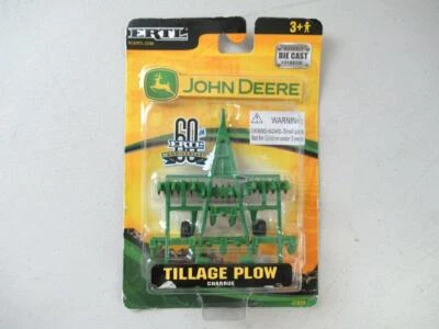 Ertl John Deere 60th Anniversary TILLAGE PLOW CHARRUE 1:64 Scale Diecast Plastic - Image 1 of 2