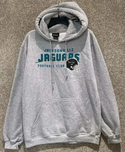 Reebok NFL Mens Jacksonville Jaguars Pullover Hoodie Sweatshirt Size Medium - Picture 1 of 12