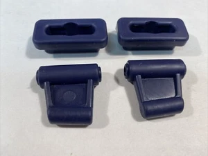 Nuevo juego de clips de parasol azul para Mercedes W107 R107 380SL 450SL 560SL - Imagen 1 de 2