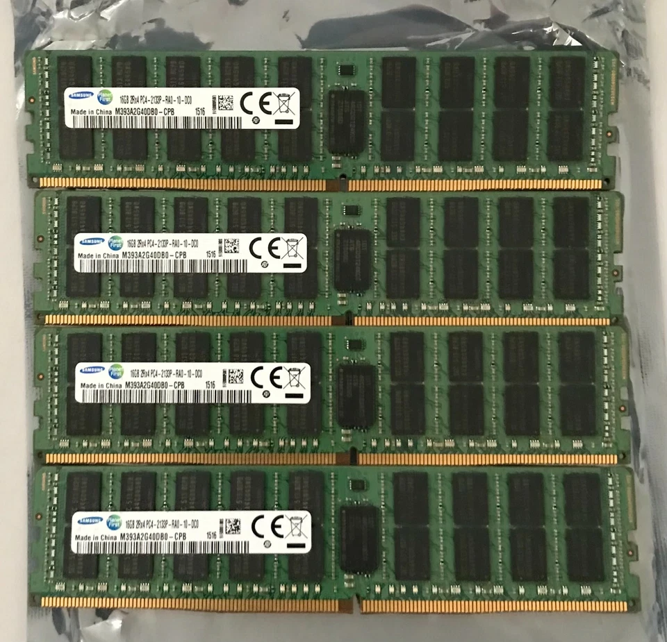 64GB (4x16GB) DDR4 2133P ECC RDIMM Memory for DELL PRECISION WORKSTATION T5810 - Image 1 of 1