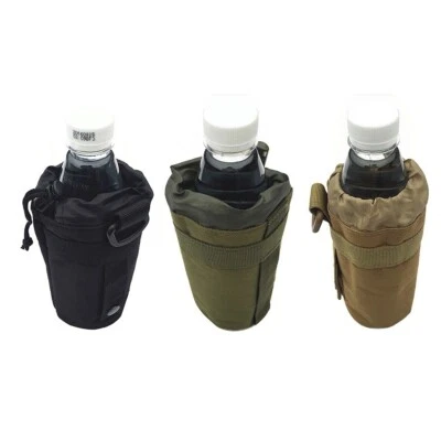 MARKENLOS 1 x Trinkflasche Tasche Outdoor Sport Molle Halter Gürtel für Radfahren Campin