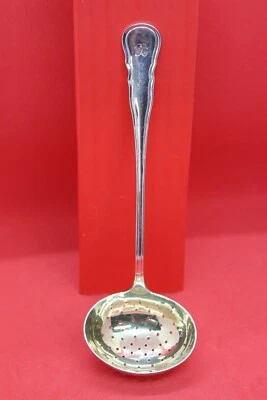 Chippendale by CG Hallbergs 7.25" Pierced Serving Ladle GoldWash Bowl (1934) 61g - Image 1 of 4