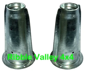 PAR DE TORRETAS AMORTIGUADOR GALVANIZADO LAND ROVER DEFENDER NRC6372 - Imagen 1 de 1