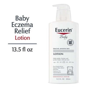 Eucerin Baby Lotion, Fragrance Free, 13.5 fl oz Bottle - Picture 1 of 4