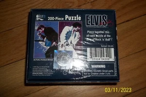 Elvis 75th Anniversary Collector Edition 200-Piece Puzzle, Joe Petruccio Artwork - Picture 1 of 7