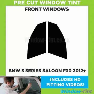 Pre Cut Car Window Tint for BMW 3 Series 4-Door Saloon F30 2012-18 Front Windows - Image 1 of 4