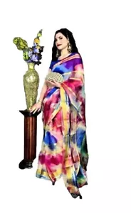 Organza Sari Damen Partywear - Bild 1 von 4