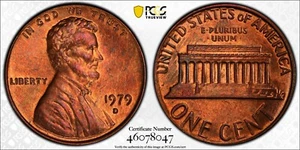 1979-D US Penny PCGS Graded MS65RD - Picture 1 of 1