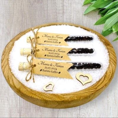 Hochzeits-Kaffee Gastgeschenke für Gäste, Hochzeit Gastgeschenk, personalisiert - Bild 1 von 4