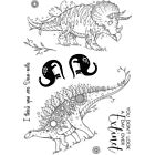 Extinct Animal Silicone Clear Stamps Stencil Diy Scrapbooking Embossing Craft