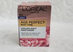 Loreal Paris Age Perfect Rosy Tone Cooling Nacht Feuchtigkeitscreme 1,7 Oz Neu im Karton - Bild 1 von 5