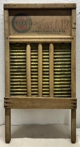 Tabla de lava vintage JSH Co Janney Semple Hill & Co Minneapolis Minn latón senior - Imagen 1 de 10
