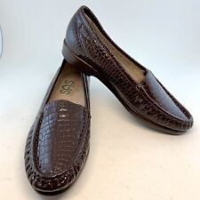 SAS Tripad Comfort Brown Croc Simplify Loafers size 6 M $165