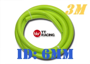 6mm 1/4" 0.25" Silicone Vacuum Tube Hose Tubing Pipe 10ft 3M 3 Meters Lime - Bild 1 von 6