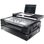 Prox Ata Road Case Black- Sliding Laptop Shelf For Pioneer Ddj-800 Controller
