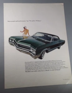 1965 Buick Wildcat Magazine Ad Some People Spell Performance "hp"... - Picture 1 of 1