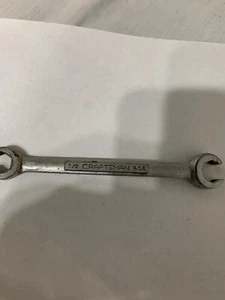 Llave de línea de tuerca acampanada vintage CRAFTSMAN -V- Series 1/2" x 9/16" EE. UU. sin parte # - Imagen 1 de 3