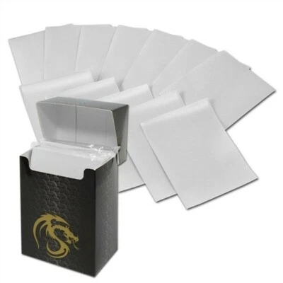 Pack of 80 Boxed BCW White Matte Deck Guards MTG CCG Gaming Card Sleeves pokemon - Image 1 of 2