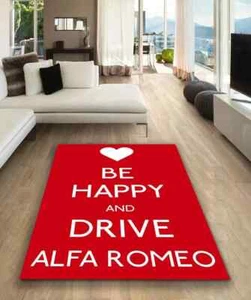 Alfa Romeo rectangular carpet, rug, man cave, decoration, living room rug, - Picture 1 of 2