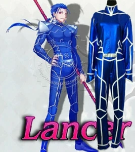 Fate FGO Cu Chulainn Lancer Child of light Battle Suit Cosplay Costume {67i} - Picture 1 of 5