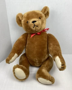 Vintage 1987 Smithsonian Institution brauner Plüsch-Teddybär mit Gelenken 24 Zoll - Bild 1 von 11