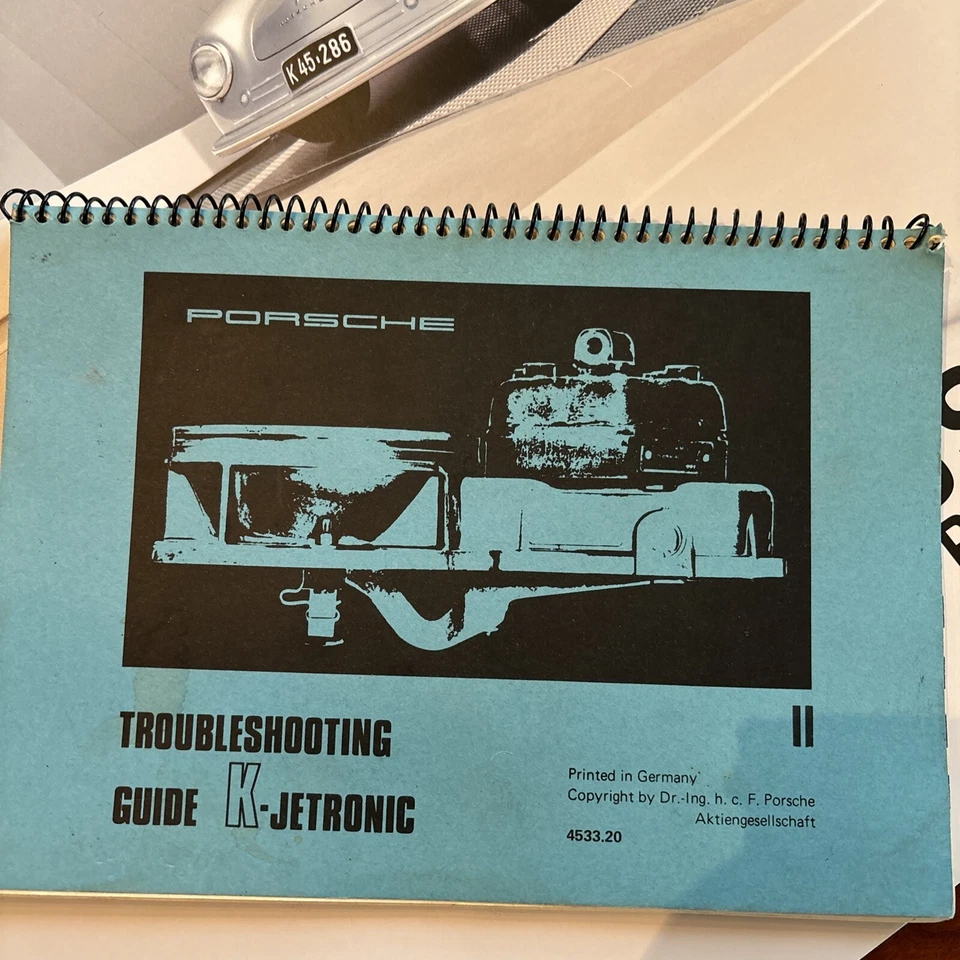 FACTORYORIGINAL 1978 Porsche 911 K-Jetronic Repair Workshop Handbook Inst Manual - Image 1 of 4