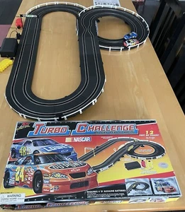 Vintage NASCAR Turbo Challenge 12 Feet of Race Track Battery Operated Works VGC - Picture 1 of 24