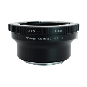 XPimage 0,71x Speedbooster für Mamiya 645 M645 Objektiv an Leica L Lumix S5II Kamera - Bild 1 von 6