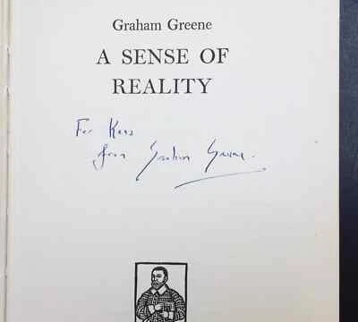 Graham Greene, A Sense of Reality, SIGNED 1st Edition 1963, First in Original DJ - Image 1 of 4