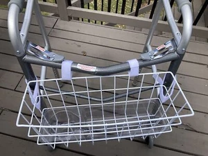Walker Basket with Plastic Insert Storage Accessory Cup Holder Insert Universal  - Picture 1 of 12