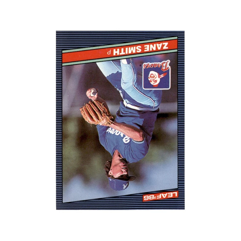 Zane Smith 1986 Leaf #222 Atlanta Braves Baseball Card NM - Image 1 of 3