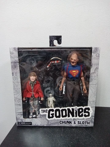 NECA CHUNK & SLOTH The Goonies (1985 Movie) 8" Clothed Action Figure 2-pack 2019 Cover