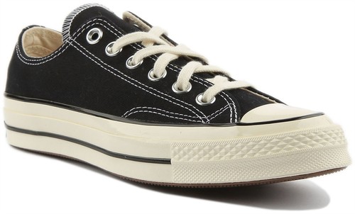 Converse All Star 162058 Chuck 70 Ox Lace Up Unisex Sneakers In Nero UK 3 12