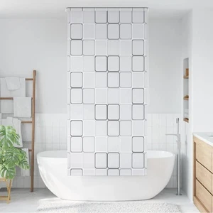 Persiana Enrollable de Ducha Cortina Estor Impermeable para Baño Bañera vidaXL - Imagen 1 de 72