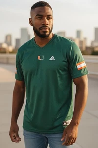 Miami Hurricanes T-Shirt Jersey adidas Size 2XL NCAA - Bild 1 von 8