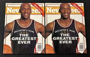 Michael Jordan Newsweek Magazine October November 1993 LOT of 2 - Picture 1 of 1