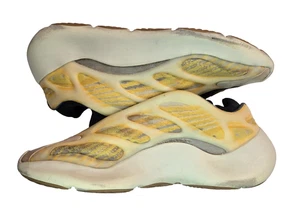 Adidas Yeezy Safflower Mono V3 Yellow White Shoes Sneakers Mens Size 11.5 - Picture 1 of 11