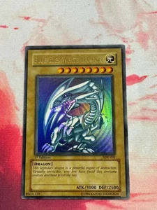 Yugioh Blue-Eyes White Dragon 1st Edition (SDK-001) *VLP* - Picture 1 of 2