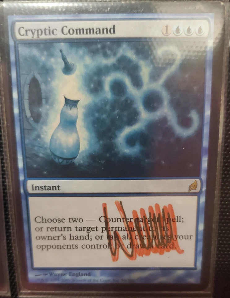 MTG CRYPTIC COMMAMD SHADOW SIGNED BY WAYNE ENGLAND - Image 1 of 1