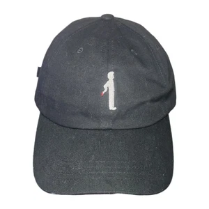 Rare Yupoong Classics Black Dad Hat Knife Figure Embroidered Graphic Adjustable - Bild 1 von 4