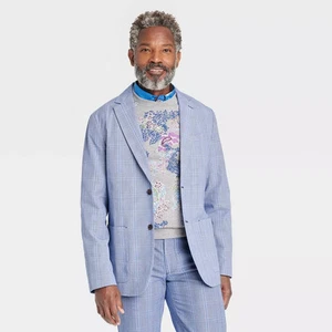 Houston White Adult Unisex Button Up Blazer Jacket - Picture 1 of 9