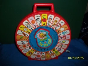 Vintage Mattel See n Say The Bee Says Alphabet pädagogisches Spielzeug funktioniert - Bild 1 von 4