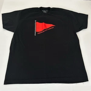 ALF schwarz rot Flagge Baumwolle Rundhalsausschnitt Kurzarm T-Shirt-XL - Bild 1 von 6