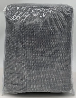 Cortina de cortina Pottery Barn Seaton texturizada BLACKOUT (1) 100 x 96 azul cambray Foto 1 de 2