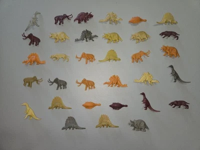 TimMee 1980s Plastic Dinosaur Lot – Vintage Prehistoric Toy Figures - Image 1 of 4