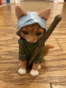 Hawthorne Village Faithful Farmer PURR-fect Weihnachtsfestzug Krippe Katze - Bild 1 von 6