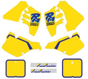 Decals for Suzuki RM250 RM 250 GRAPHICS 1990 stickers old school - Picture 1 of 1