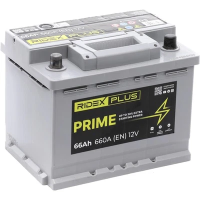 RIDEX PLUS 1S0008P Batterie de Démarrage 12V 66Ah 660A EN pour VW GOLF VI (5K1) - Photo 1/4