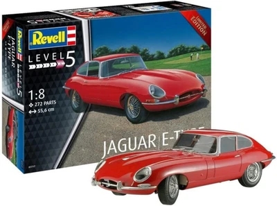 07717 Jaguar E-Type 1:8 - Kit Modello in Edizione Limitata - Immagine 1 di 4