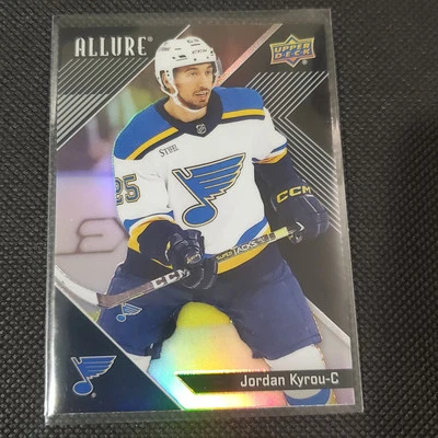 2024-25 Upper Deck Allure #76 Jordan Kyrou Black Rainbow - Image 1 of 2